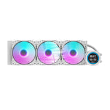 darkFlash - Watercooling DN-D360 écran LCD 2,1 pouces (360 mm ARGB, blanc) : détail
