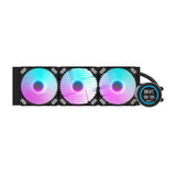 darkFlash - Watercooling DN-D360 écran LCD 2,1 pouces (360 mm ARGB, noir) : détail