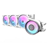 darkFlash - Watercooling DN360 Nebula 360 mm ARGB (3 ventilateurs, blanc) : vue ensemble