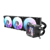 darkFlash - Watercooling DV360S écran IPS 3,2 pouces rotatif (360 mm, noir) : détail