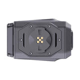 DDPAI Ranger - caméra embarquée moto 4K, GPS, Wi-Fi, 128 Go intégrés, étanche IP67 : dessous platine de fixation
