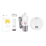 DEERMA CM1300 - Aspirateur anti-acariens UV 2-en-1 avec 3 brosses : nettoyage matelas