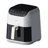 DEERMA KZ130W - Friteuse à air sans huile 5,5 L, 6 programmes : panier