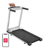 DeerRun A1 Pro - Tapis de course pliable 16 km/h, charge 158 kg, argent