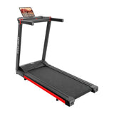 DeerRun A1 Pro - Tapis de course pliable 16 km/h, moteur 3 ch, noir et rouge : console