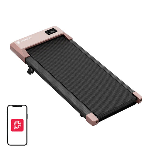 DeerRun Q2 Urban - tapis de marche électrique compact, inclinaison 7 %, rose - visuel 1
