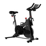 DeerRun S500 Pro - Vélo d'appartement magnétique 32 niveaux, noir : selle et guidon réglés
