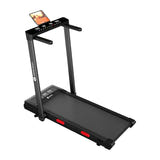 DeerRun Z10 Pro - Tapis de course pliable 12 km/h à pente automatique 12 niveaux, noir : mat relevé poignées