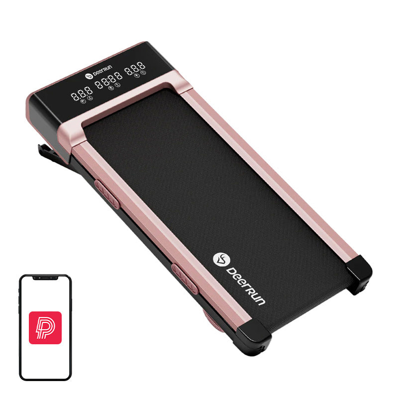 DeerRun Z10 - Tapis de course plat à pente automatique 12 %, rose - visuel 1