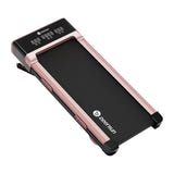 DeerRun Z10 - Tapis de course plat à pente automatique 12 %, rose : sous le bureau