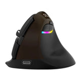 Delux M618 Mini - Souris gaming verticale ergonomique sans fil - visuel 1