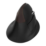 Delux M618 Mini - Souris gaming verticale ergonomique sans fil : vue dessus RGB