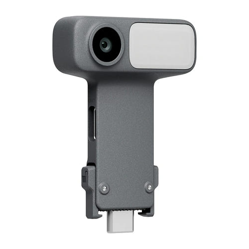 DJI OM 2 - Module multifonction avec suivi IA et lumière pour Osmo Mobile 8P : vue de face