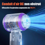 EAFC Aspirateur de voiture sans fil 6653 - Aspire et souffle, brushless 70 dB, Type-C : maison portable