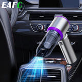 EAFC Aspirateur de voiture sans fil 6653 - Aspire et souffle, brushless 70 dB, Type-C : rouge rose vue de face