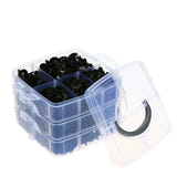 EAFC Assortiment de 620 clips de fixation auto - 16 références, pare-chocs, portes et caches moteur - visuel 1