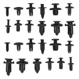EAFC Assortiment de 620 clips de fixation auto - 16 références, pare-chocs, portes et caches moteur : plastique durable