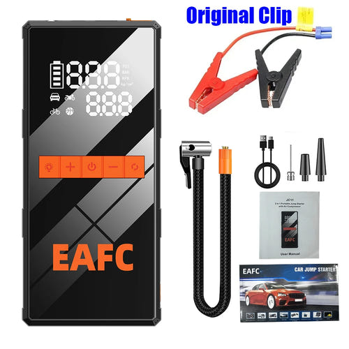 EAFC Booster 2 en 1 - démarrage 600 A, crête 1200 A et compresseur 150 PSI : 1 200 A galerie 01