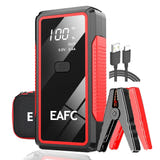 EAFC - booster de batterie 2000 A avec écran numérique, USB et lampe LED, style 2 : 2 000 A eafc écran USB