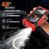 EAFC - booster de batterie 2000 A avec écran numérique, USB et lampe LED, style 2 : 2 000 A style 2 vue 3