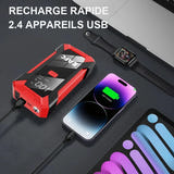 EAFC - booster de batterie 2000 A avec écran numérique, USB et lampe LED, style 2 : 2 000 A style 2 vue 5