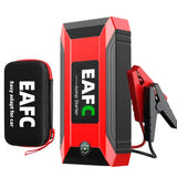 EAFC Booster de batterie portable 8000 mAh - batterie externe et lampe LED : rouge