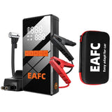 EAFC Booster de démarrage 1200 A - pompe à air 150 PSI et lampe LED : 1 200 A pompe air