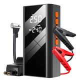 EAFC Booster de démarrage 1200 A - pompe à air 150 PSI et lampe LED : écran LCD lampe LED