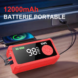 EAFC - booster de démarrage 4 en 1 avec compresseur d'air 150 PSI : sortie USB