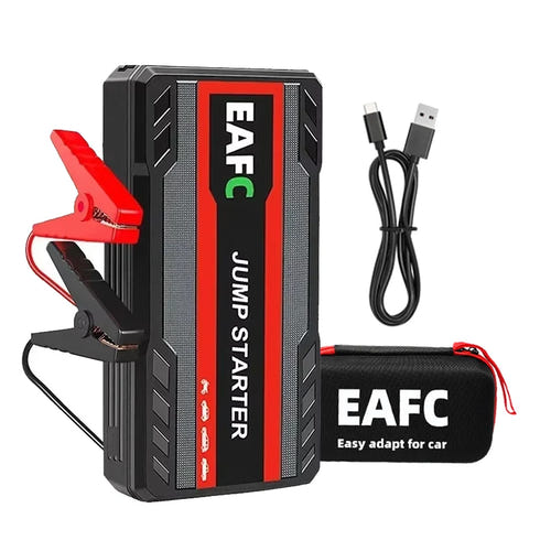 EAFC Booster de démarrage 600 A - essence jusqu'à 3 L, USB et lampe SOS : 600 A eafc vue ensemble