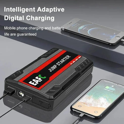 EAFC Booster de démarrage voiture - batterie USB et lampe SOS : port USB