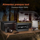 EAFC Convertisseur 12 V vers 220 V à onde sinusoïdale pure - 4000 W crête, écran numérique : 12 V 220 V eafc protections LED