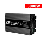 EAFC Convertisseur 12 V vers 220 V onde sinusoïdale pure 3000 W - prise européenne, écran LCD : 12 V 220 V sinusoidal 3 000 W