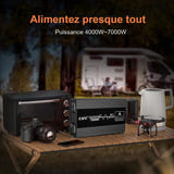 EAFC Convertisseur pur sinus 12 V vers 220 V - écran LCD et protections : ventilation