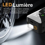 EAFC Gonfleur électrique sans fil - écran numérique, lampe LED et tuyau intégré - visuel 3