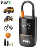EAFC Gonfleur portable 4000 mAh - écran LCD, 5 modes, arrêt automatique et lampe SOS - visuel 2