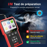 EAFC Lecteur de codes OBD2 - outil de diagnostic USB à écran couleur : voyant moteur
