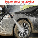 EAFC Nettoyeur haute pression portable - moteur tout cuivre, 3 jets, lances longue et courte : jet mousse