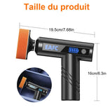 EAFC Polisseuse sans fil 4500 mAh - cirage et polissage de carrosserie, cuir et verre : avant après