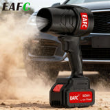 EAFC Souffleur turbo sans fil 350 W - 60 m/s, vitesse réglable, 2 batteries : deux batteries chargeur