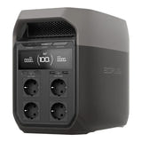 EcoFlow DELTA 3 - Station électrique portable 1024 Wh, 1800 W : façade prises secteur