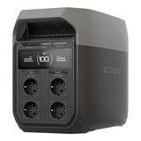 EcoFlow DELTA 3 - Station électrique portable 1024 Wh, 1800 W : façade prises secteur
