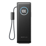 EcoFlow RAPID - batterie externe 25000 mAh 170 W avec câbles intégrés : écran TFT