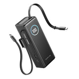 EcoFlow RAPID - batterie externe 25000 mAh 170 W avec câbles intégrés : ports USB