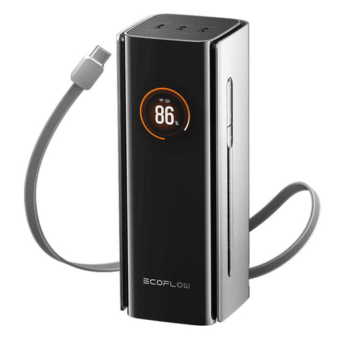 EcoFlow RAPID Pro - batterie externe 20 000 mAh 230 W câble intégré : 20000 batterie externe