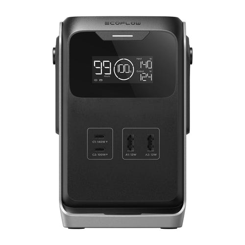 EcoFlow TRAIL 200 DC - station électrique portable 192 Wh ultra-légère : ports USB