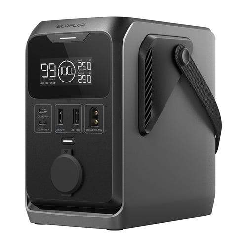 EcoFlow TRAIL 300 DC - station électrique portable 288 Wh avec prise voiture : ports prise voiture