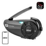 EJEAS Q2 - Intercom Bluetooth pour casque moto, duo jusqu'à 800 m