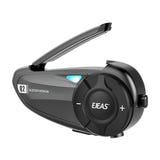 EJEAS Q2 - Intercom Bluetooth pour casque moto, duo jusqu'à 800 m : kit micro écouteurs