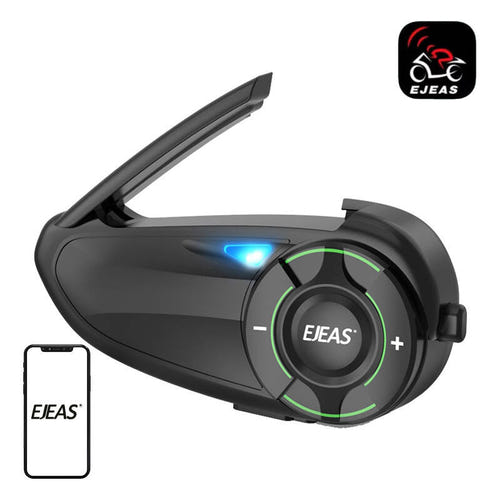 EJEAS Q8 - Intercom Mesh pour casque moto, groupe jusqu'à 6 motards